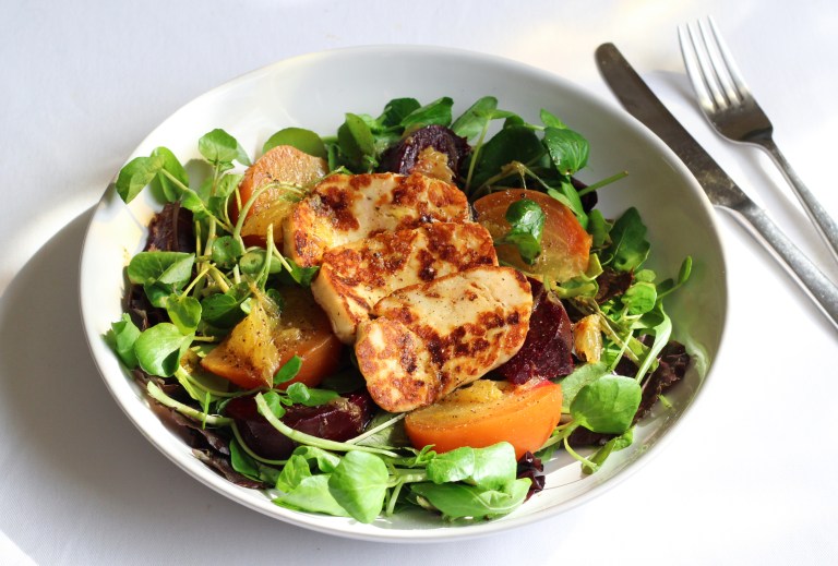 Beetroot and halloumi salad 1 Sept 2015