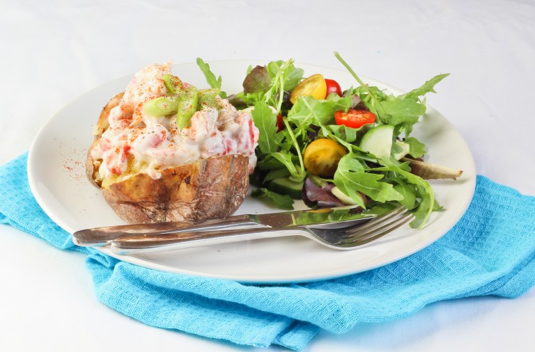 Crayfish jacket potato 2