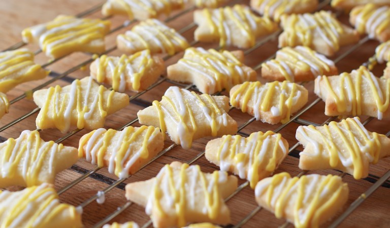 Lemon shortbread biscuits 2